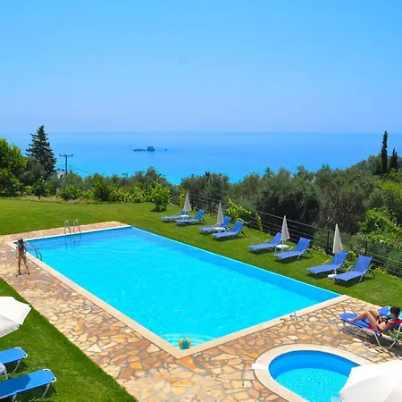 Escape Luxury By The Pool Beach, Corfu דירה פלקאס