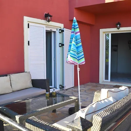 Escape Luxury By The Pool Beach, Corfu דירה פלקאס
